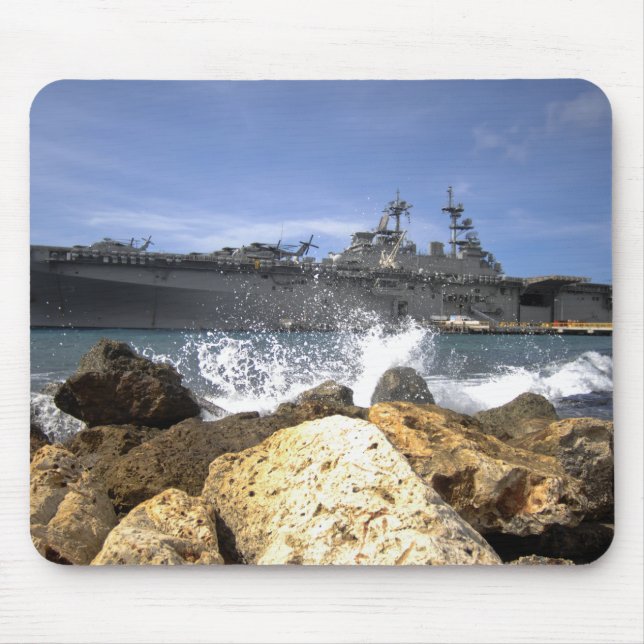Mousepad O navio de ataque anfíbio USS Kearsarge (Frente)
