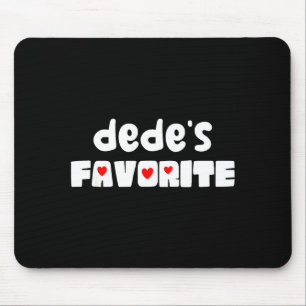 Mousepad O neto favorito de Dede engraçado dia das mães 