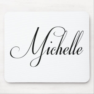 Mousepad O nome dela é Michelle Calligraphy