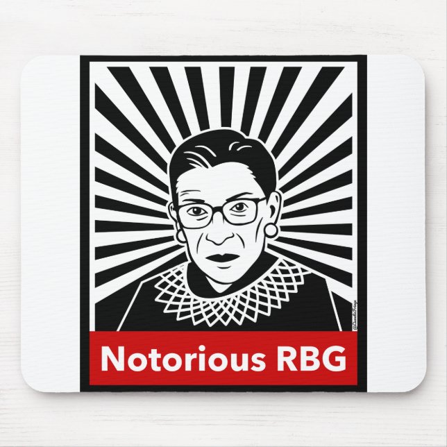 Mousepad O notório RBG (Frente)