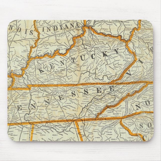Mousepad O Novo Mapa Topográfico de Guerra de Perrine (Frente)