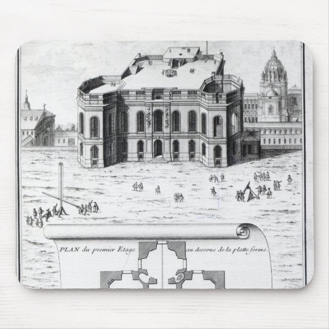 Mousepad O obervatório real em Paris, 1741 (Frente)