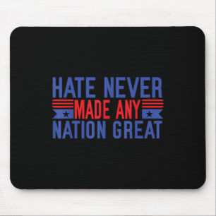 Mousepad O Ódio Nunca Fez Nenhum Excelente Nação, Engraçado