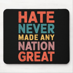 Mousepad O Ódio Nunca Fez Nenhum Trapo Anti-Excelente Nação