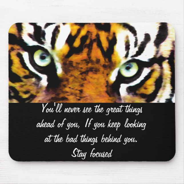 MOUSEPAD O OLHO DE TIGER_ (Frente)