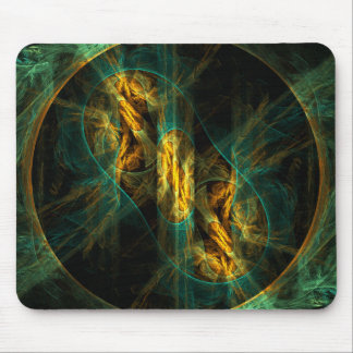 Mousepad O Olho do Bocal de Arte Abstrato da Selva