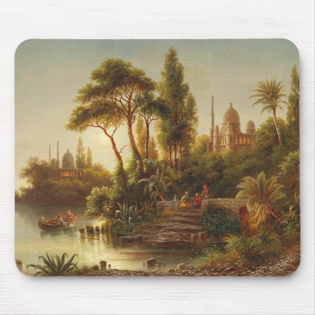 Mousepad O Oriente na Luz da Noite - Albert Rieger (Frente)