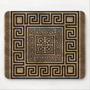Mousepad O ornamento chave grego - meandro grego - enegreç