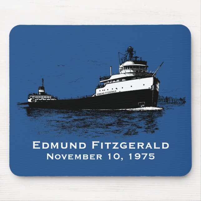 Mousepad O Pad Do Rato Edmund Fitzgerald (Frente)