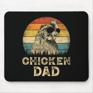 Mousepad O Pai de frango Vintage amava Pai Padre&#;