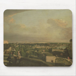 Mousepad O palácio de Kaunitz e o jardim, Viena, 1759/60