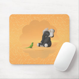 Mousepad O papagaio encontra um rato elefante recheado