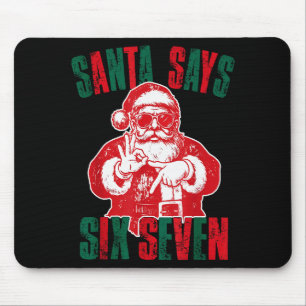 Mousepad O Papai Noel Diz Seis Sete Meme Divertido 67 Natal
