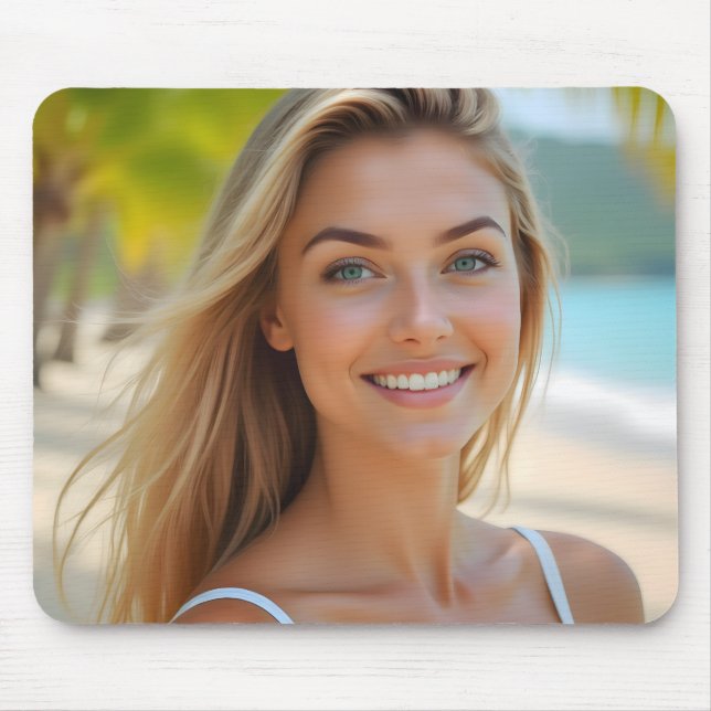 Mousepad O Paraíso de Helena: Um Sonho Costeiro (Frente)