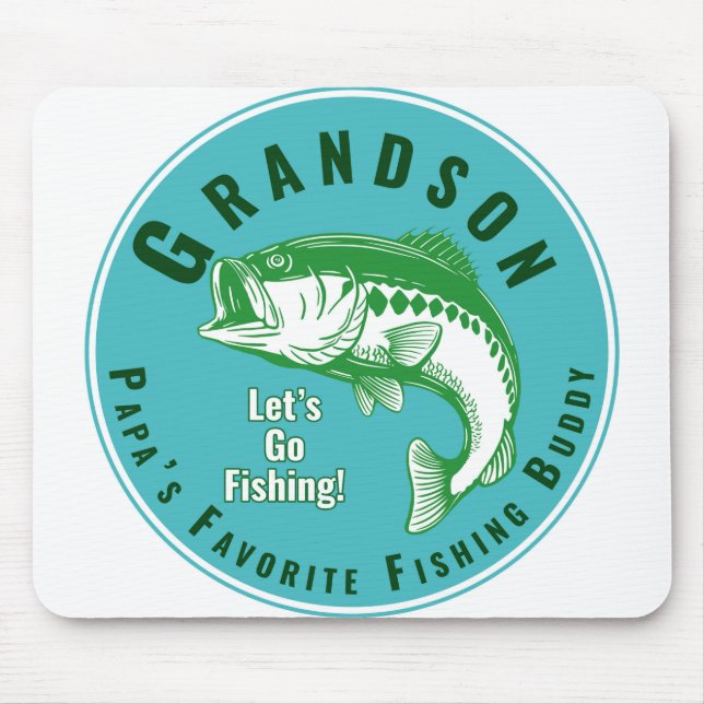 Mousepad O Parceiro de Pesca Favorito do Papai (Frente)