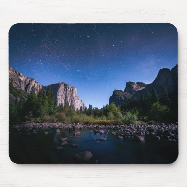 Mousepad O parque nacional da Via Láctea | Yosemite (Frente)