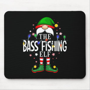 Mousepad O Partido Pajama da Família Elf de Natal do Byb Fi