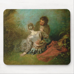 Mousepad O pas de falso, c.1717 (óleo em canvas)