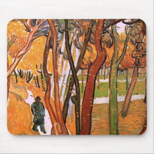 Mousepad O Passeio: Folhas Caídas de Vincent van Gogh