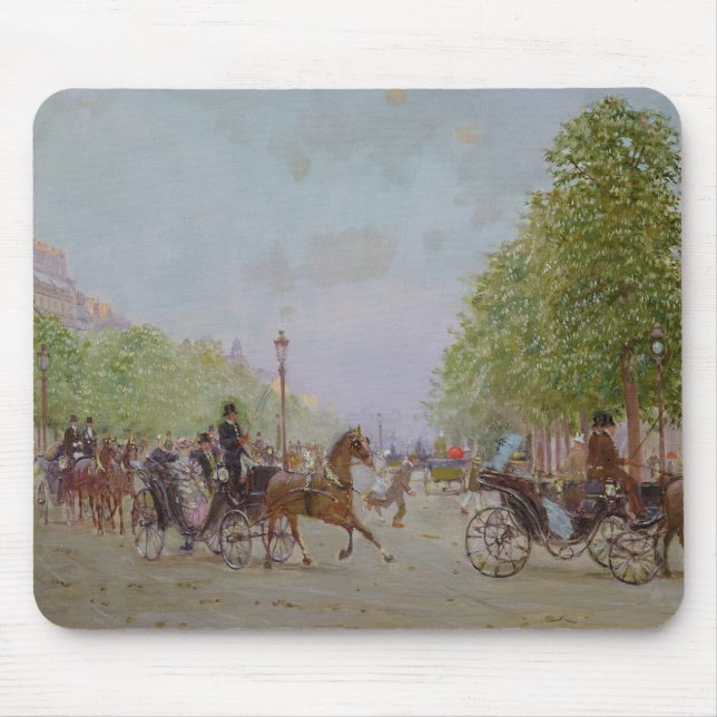 Mousepad O passeio no Champs-Elysees (Frente)