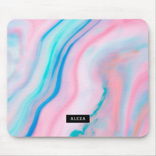 Mousepad O Pastel cola a textura de abstrato marble