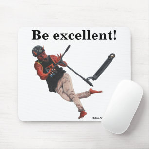 Mousepad O patinete do pontapé de Kobold engana o tapete d