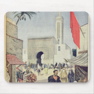 Mousepad O pavilhão marroquino na exposição universal