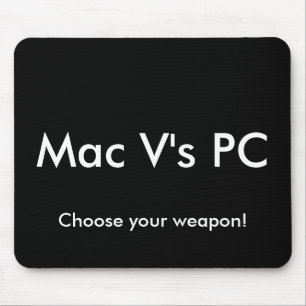 Mousepad O PC do v do Mac, escolhe sua arma!