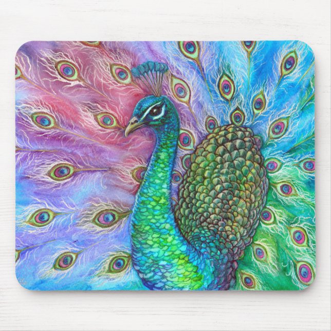 Mousepad O Peacock. perfeito (Frente)