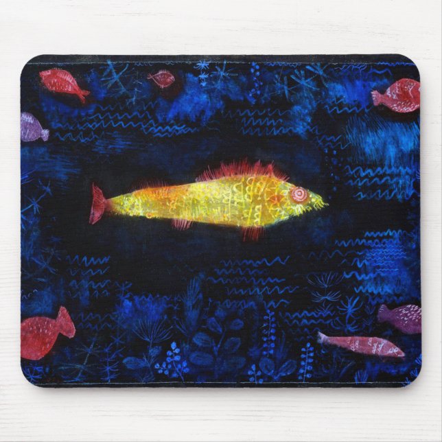 Mousepad O Peixe Goldfish, Paul Klee (Frente)