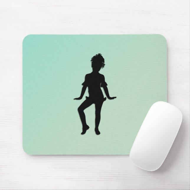 Mousepad O Pequeno Dançarino Mais Alto Verde (Com mouse)