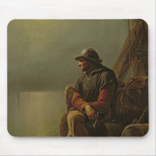 Mousepad O piloto mantem o relógio, 1851
