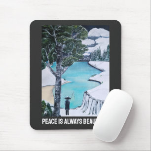 Mousepad O Pintor de Pescadores por Alfred Fox