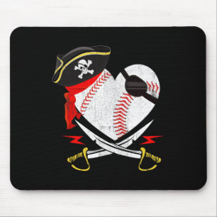 Mousepad O Pirata Vintage Vende Coração Macio Com Chapéu de