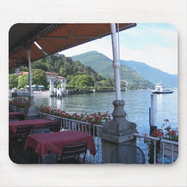 Mousepad O pitoresco Bellagio, Itália ao seu alcance (Frente)