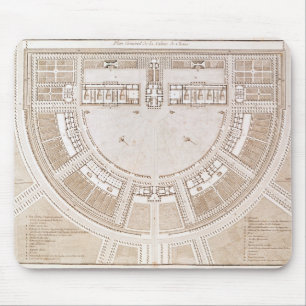 Mousepad O plano geral do sal trabalha 'no city ideal