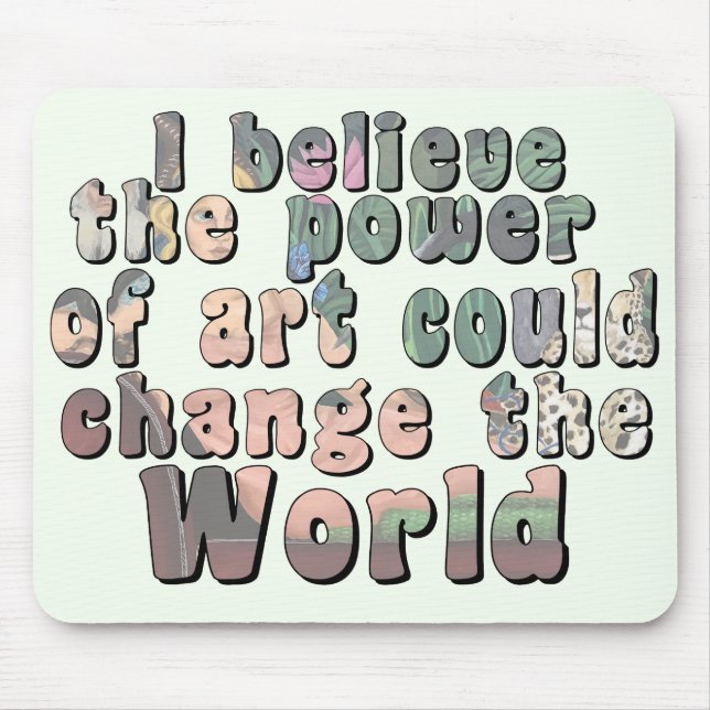 Mousepad O poder da arte| (Frente)