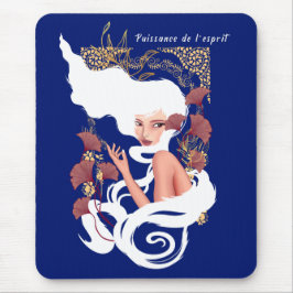 Mousepad O Poder Da Arte Mental Nouveau Trabalho de arte Fl