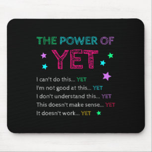 Mousepad O Poder Do Ainda Ck Para Escola Inspirador Profess