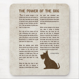 Mousepad O Poder do Cão Poema - Rudyard Kipling
