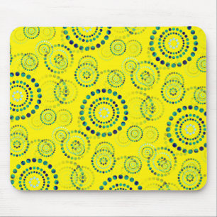 Mousepad O poder do círculo dos pontos floresce II + seu