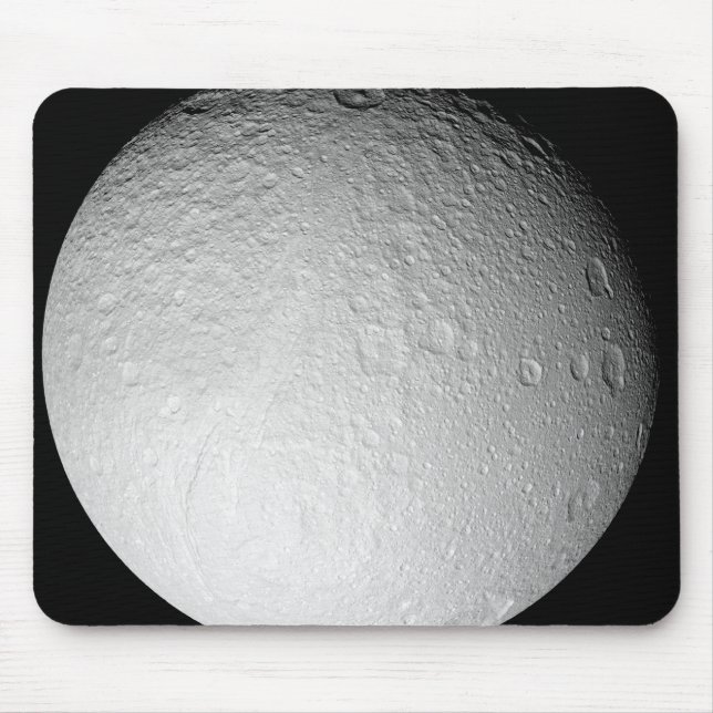 Mousepad O Polo Sul da Lua de Saturno Tethys (Frente)