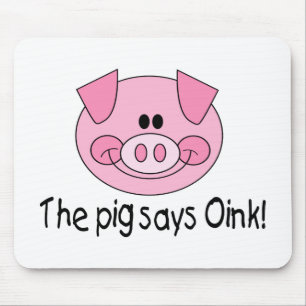 Mousepad O porco diz Oink