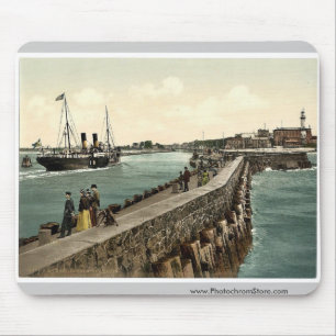 Mousepad O porto, Warnemunde, Rostock, Mecklenburg-Schwer