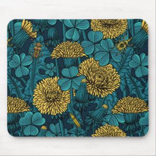 Mousepad O prado em amarelo e azul