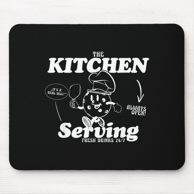 Mousepad O presente de pickleball de cozinha para jogador d (Frente)