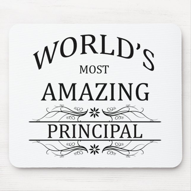 Mousepad O principal o mais surpreendente do mundo (Frente)