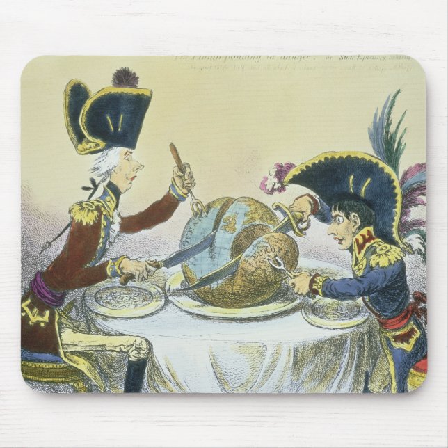 Mousepad O pudim de ameixa no perigo, 1805 (Frente)