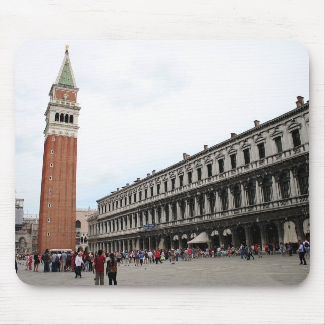 Mousepad O quadrado de St Mark em Veneza, Italia (Frente)