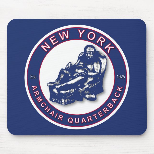 Mousepad O quarterback da cadeira de rodas - Futebol de Nov (Frente)